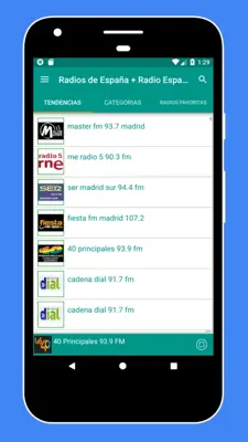 Radio Spain - Radio Spain FM + Internet Radio FM android App screenshot 4