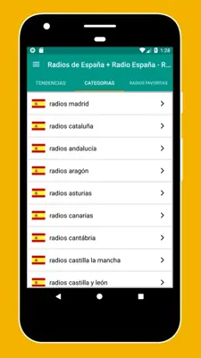 Radio Spain - Radio Spain FM + Internet Radio FM android App screenshot 6